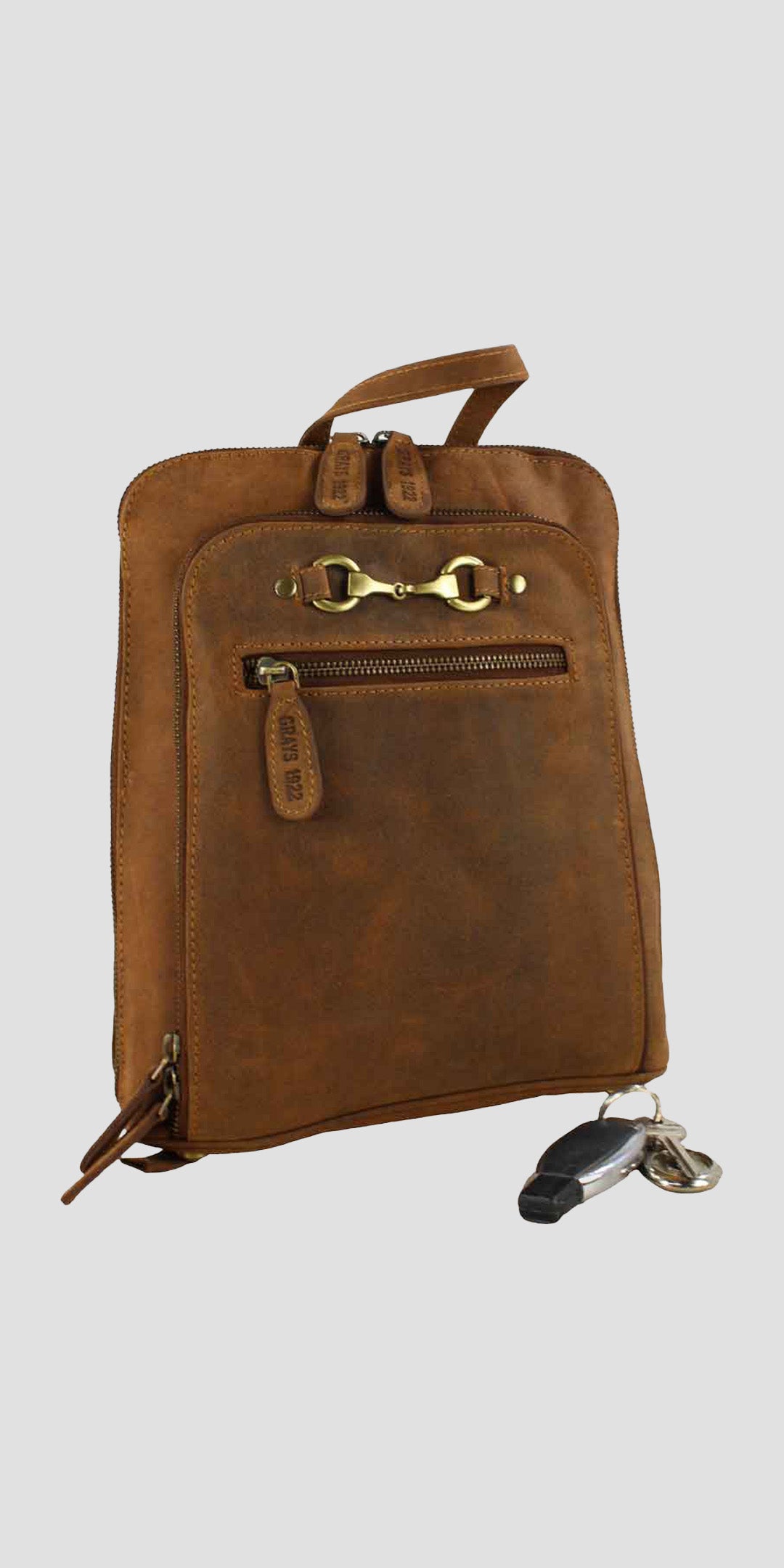 Edith Rucksack with Snaffle in Hunter