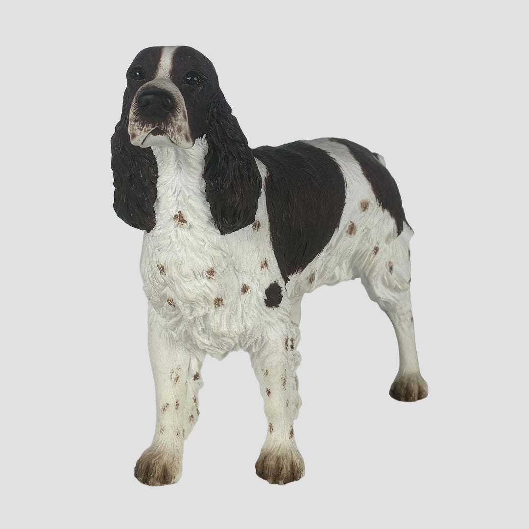 English Springer Liver and White Border Fine Arts Dog Model