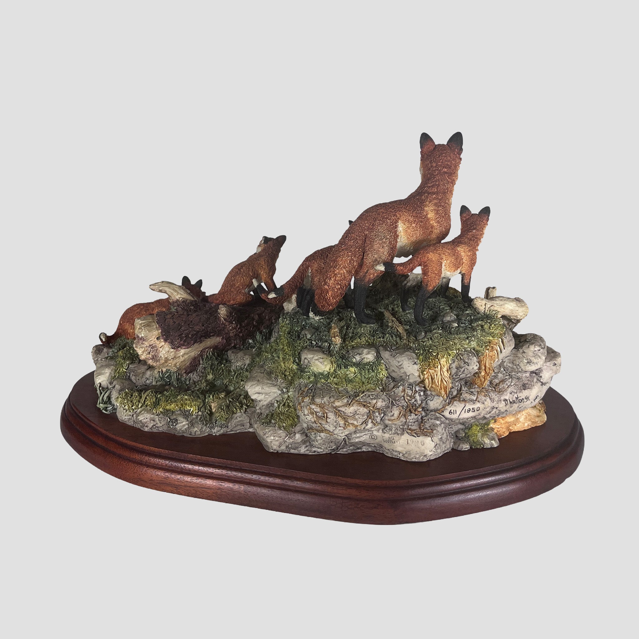 Family Outing Border Fine Arts Foxes – Grays 1922 Ltd