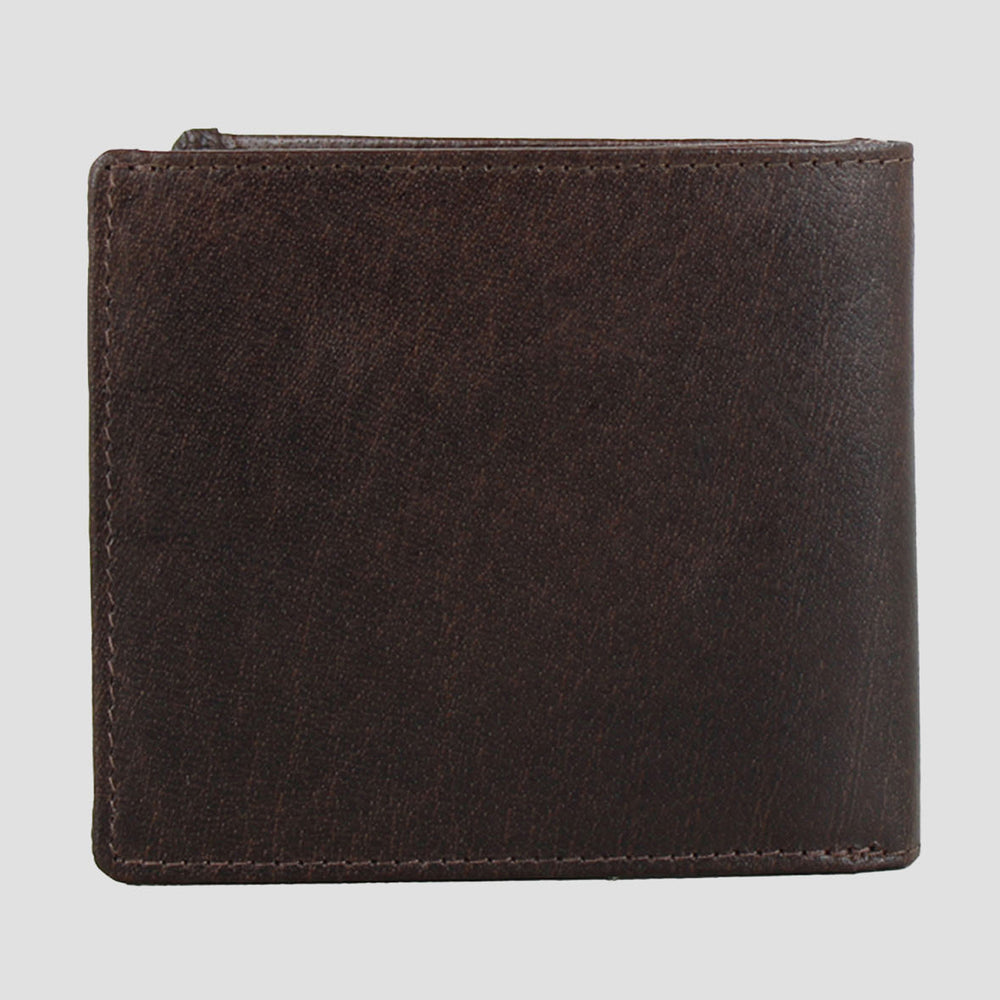 Frank Card Leather Wallet Brown
