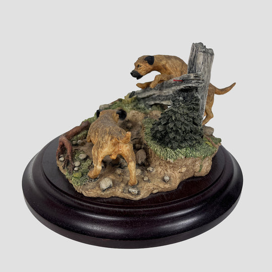 Gone to Ground Border Terriers Model by Northumbria Original Certificate