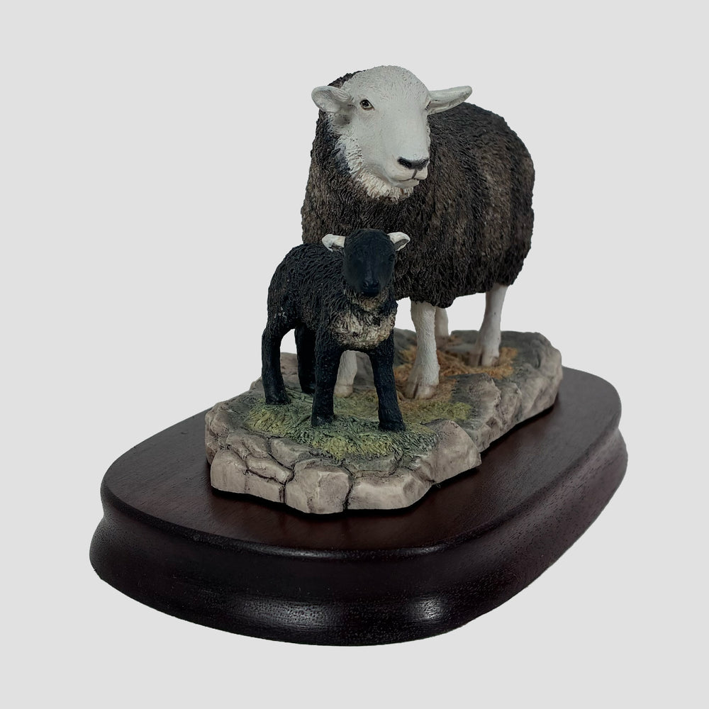 Herdwick Ewe and Lambs Border Fine Arts Sheep Model