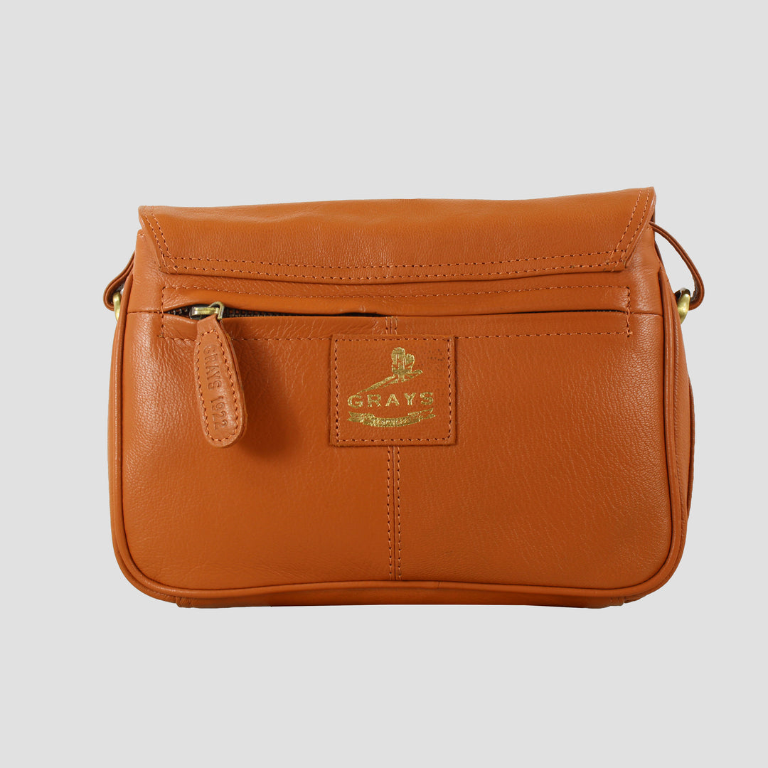 Isla Shoulder Bag with Snaffle in Tan