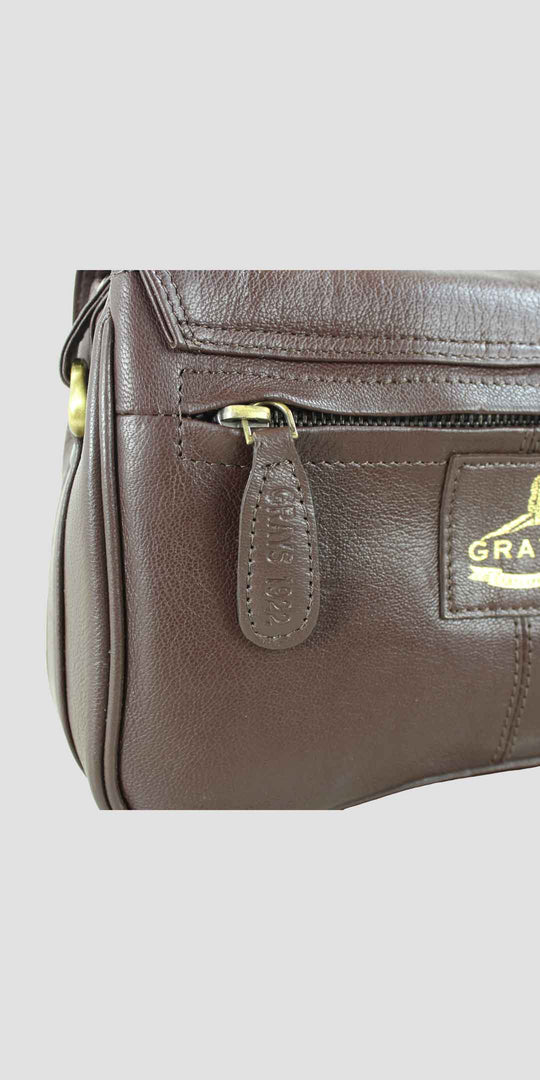 Isla Shoulder Bag with Snaffle in Brown