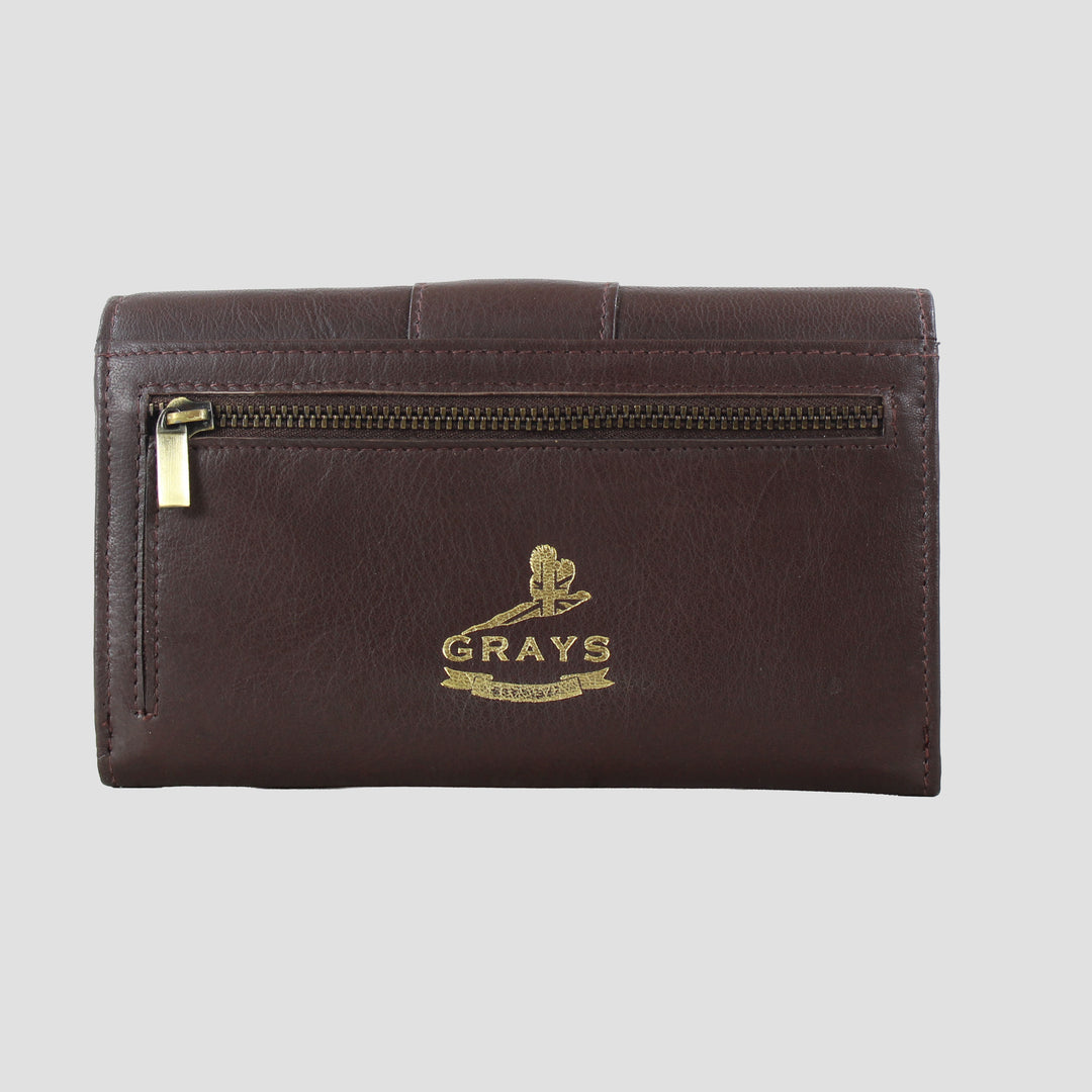 Isla Purse with Snaffle in Brown Leather