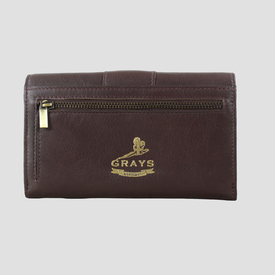 Isla Purse with Snaffle in Brown Leather