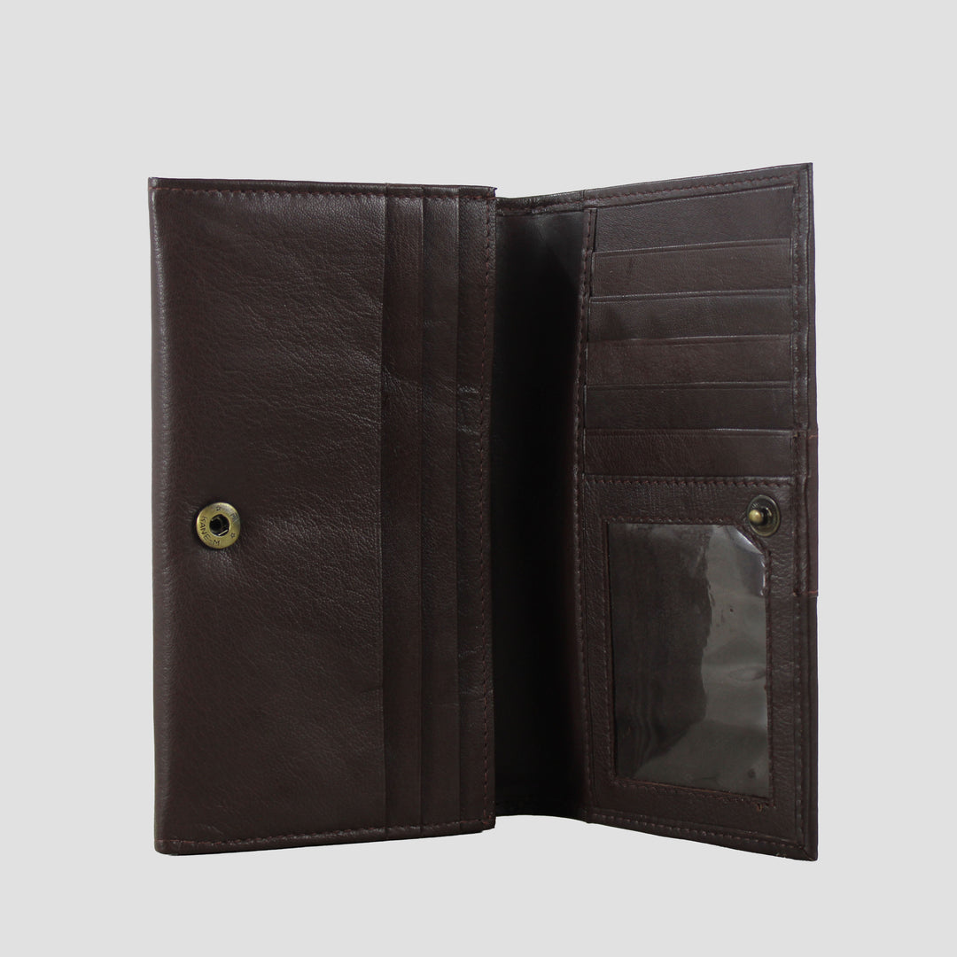 Isla Purse with Snaffle in Brown Leather