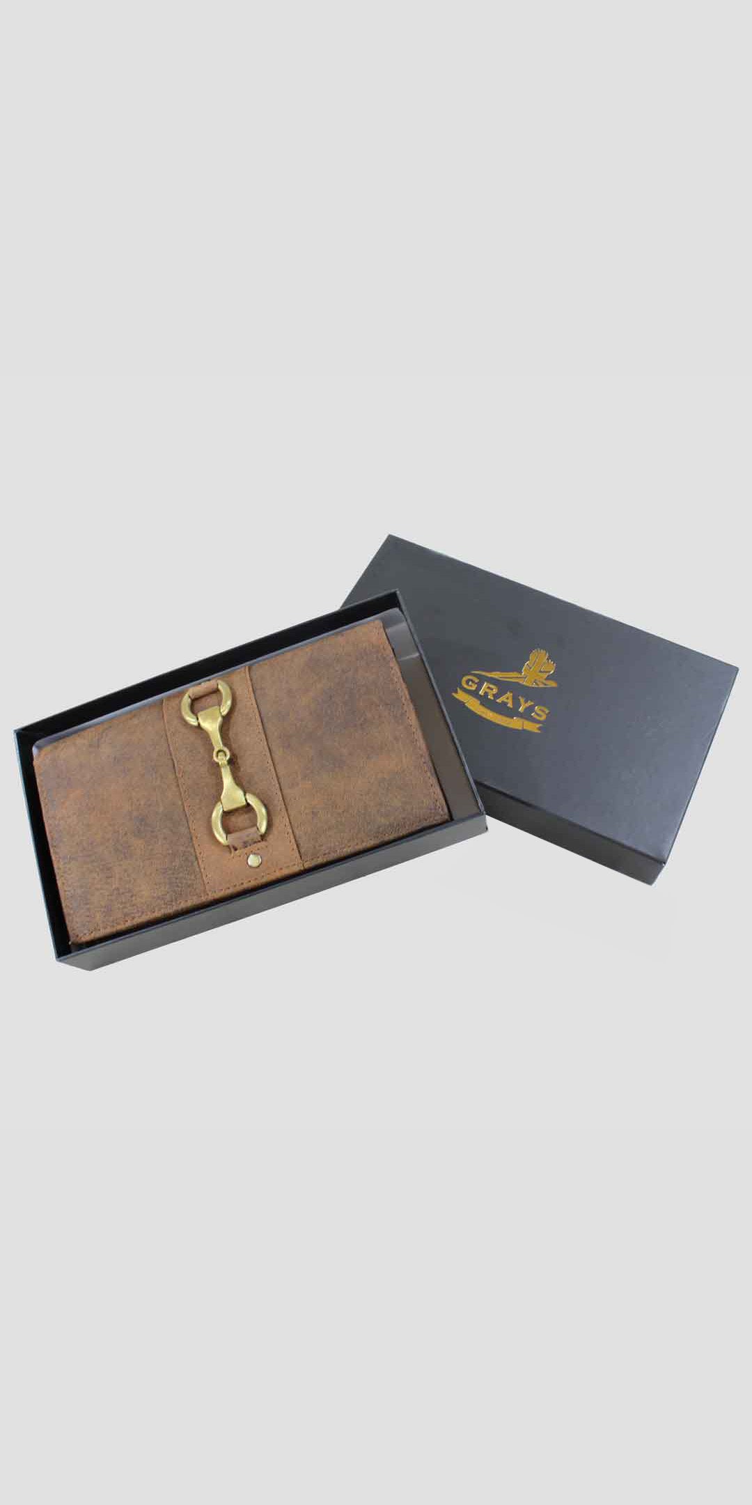 Isla Purse with Snaffle in Hunter Leather