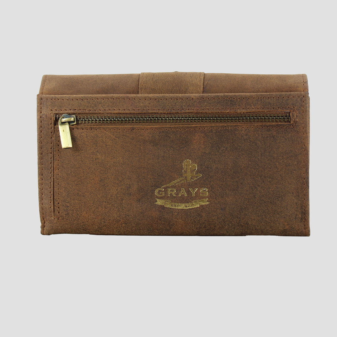 Isla Purse with Snaffle in Hunter Leather