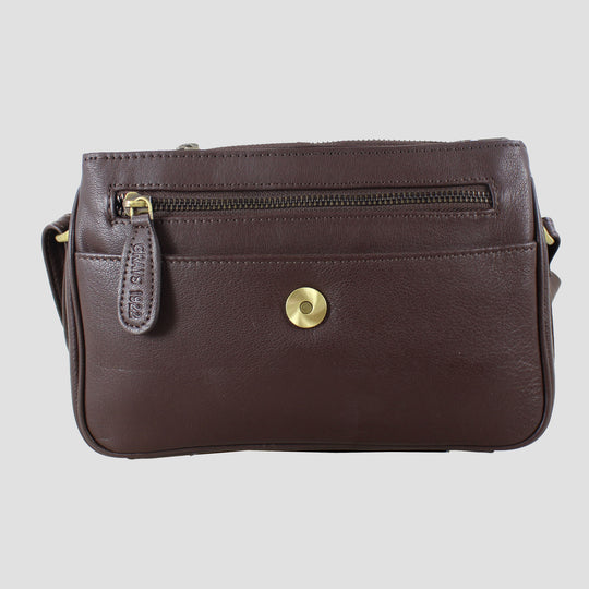 Isla Shoulder Bag with Snaffle in Brown