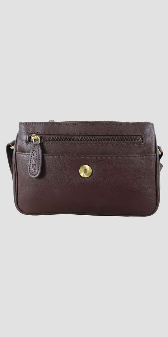 Isla Shoulder Bag with Snaffle in Brown
