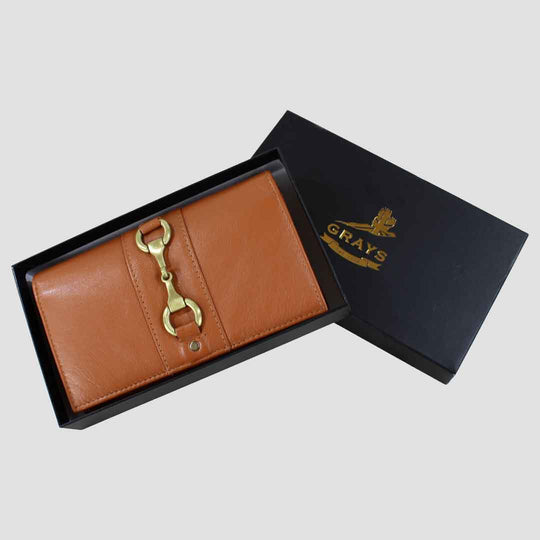 Isla Purse with Snaffle in Tan Leather