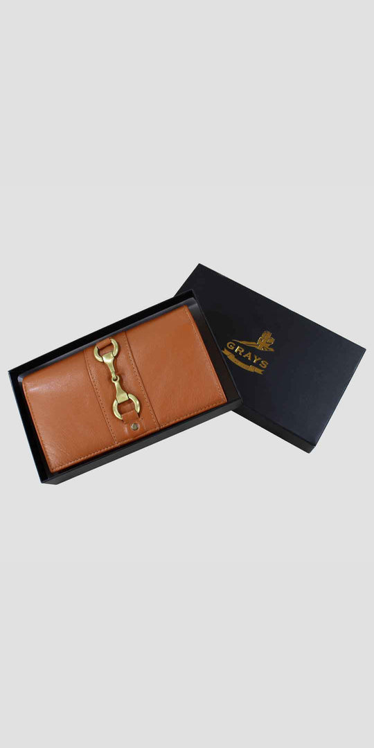 Isla Purse with Snaffle in Tan Leather