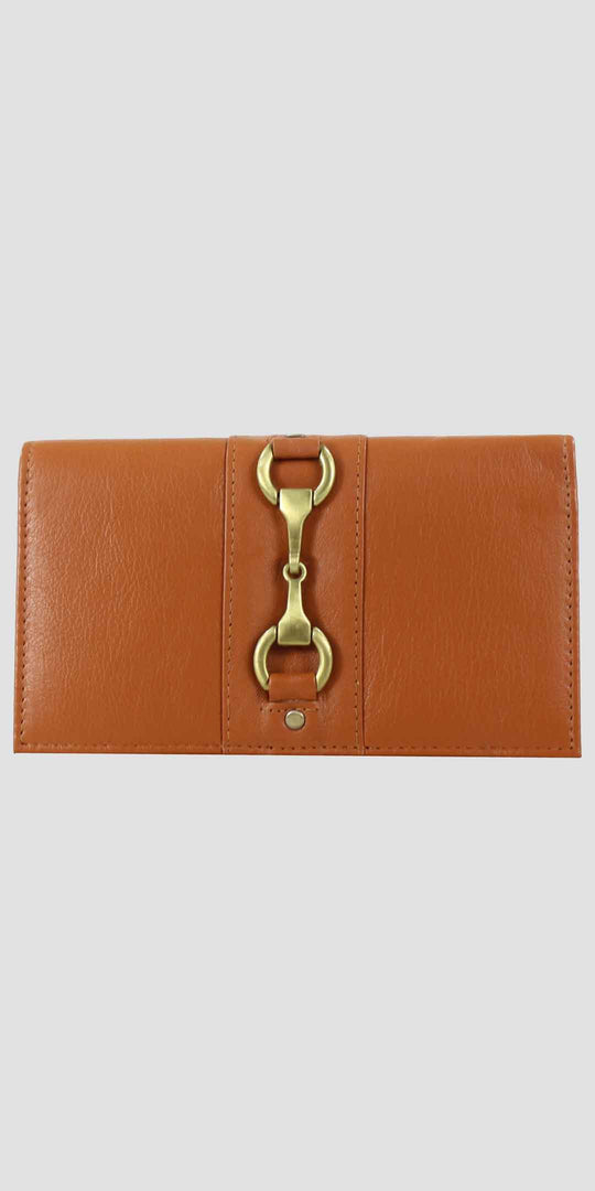 Isla Purse with Snaffle in Tan Leather