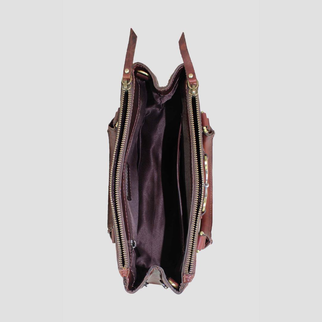 Jodie Handbag Natural Leather Brown