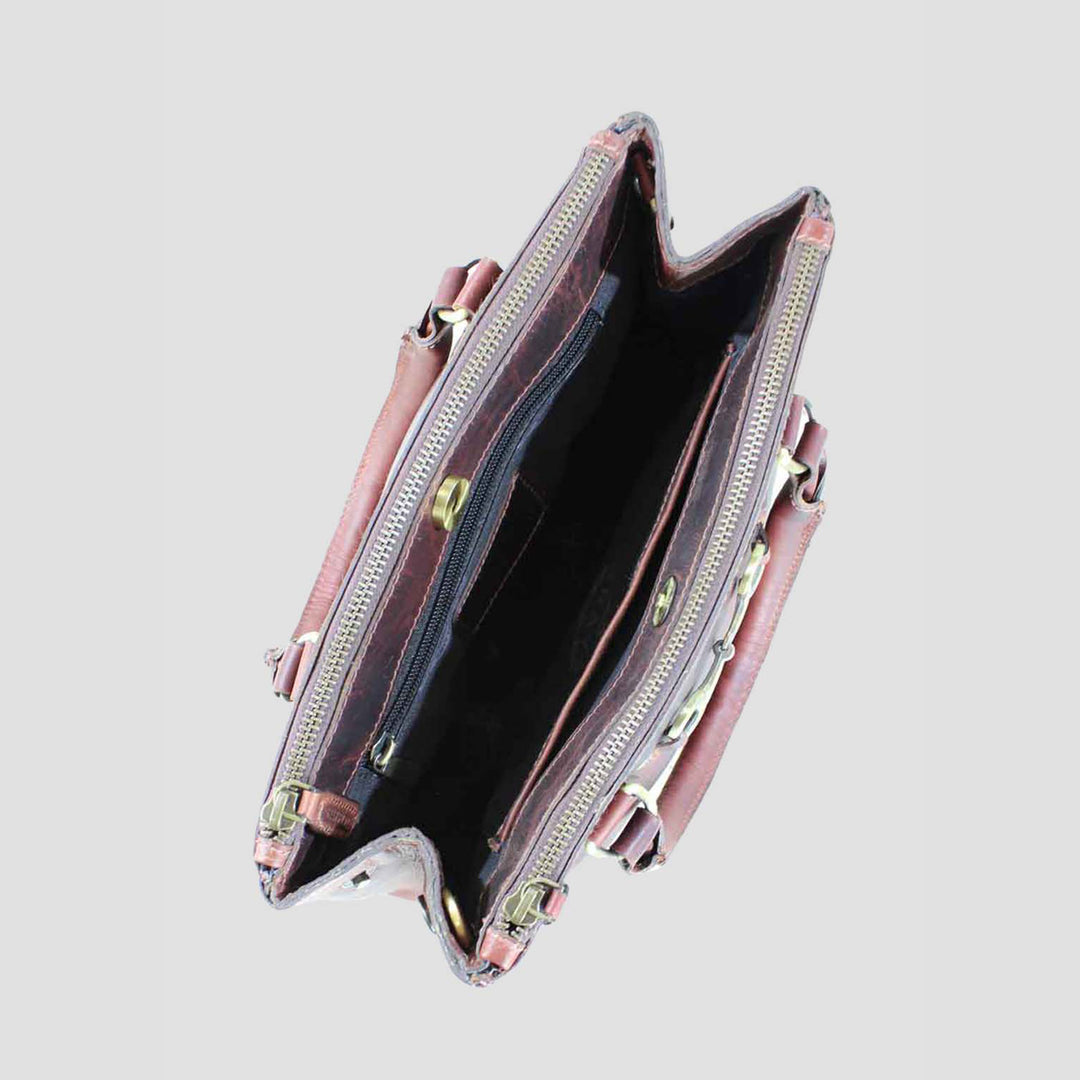 Jodie Handbag Natural Leather Brown