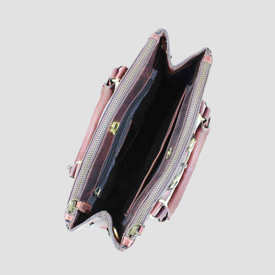 Jodie Handbag Natural Leather Brown