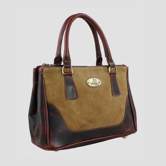 Jodie Handbag Brown and Suede