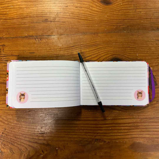Cartoon Horse Banded Notebook