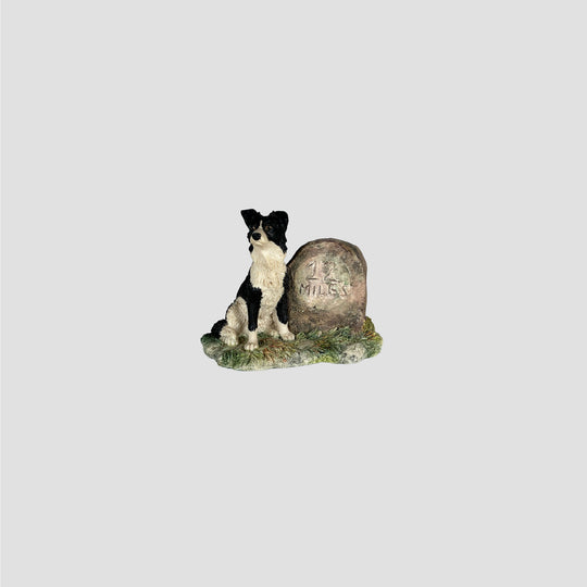 Not Long to Go (12 Miles) Border Collie Dog Model by Border Fine Arts