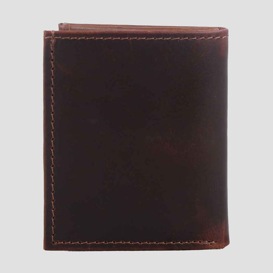 Oban Leather Folding Card Wallet Brown