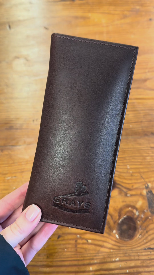 Frank Card Wallet In Brown Leather