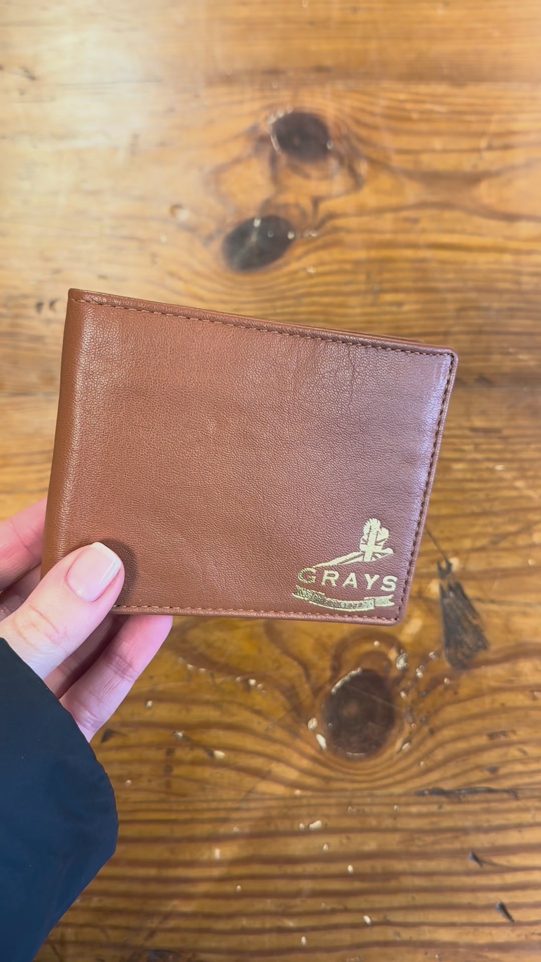 Sunny Leather Wallet With Coin Pocket Tan