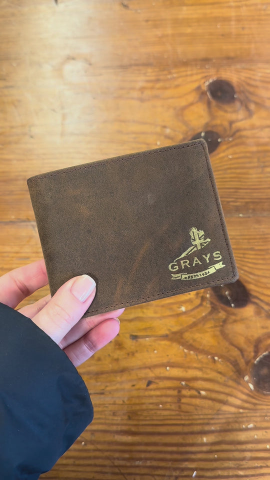 Ziggy Leather Wallet Hunter Tan