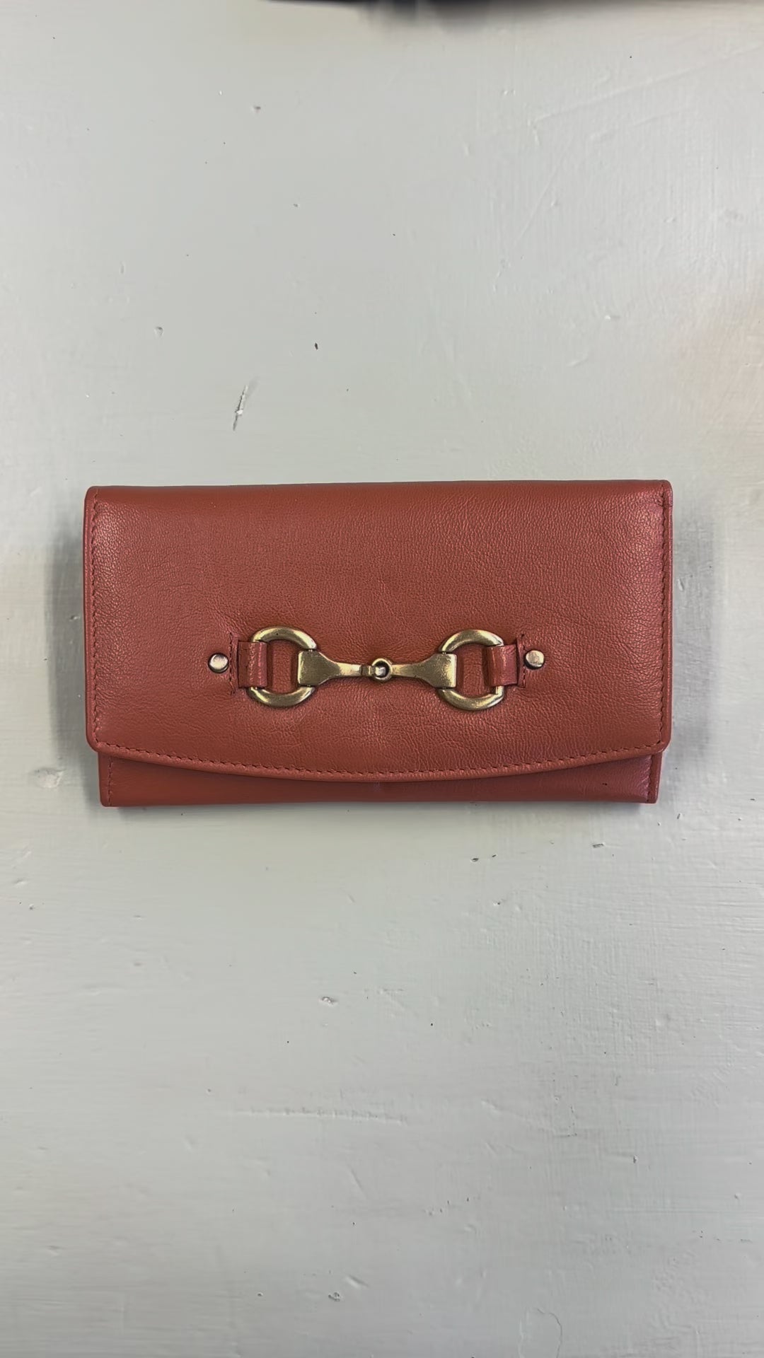 Sadie Purse with Snaffle in Tan Leather