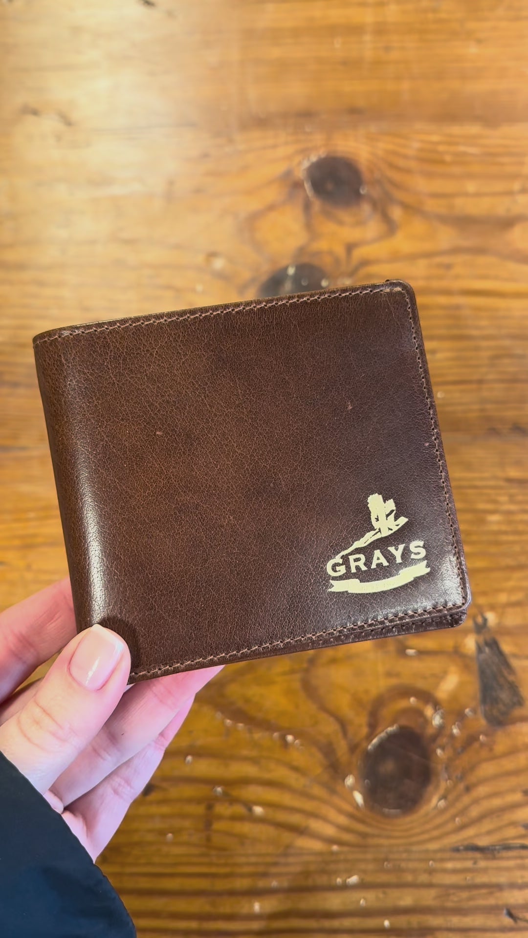 Frank Card Wallet Dark Tan