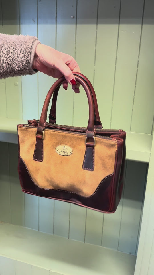 Jodie Handbag Brown and Suede