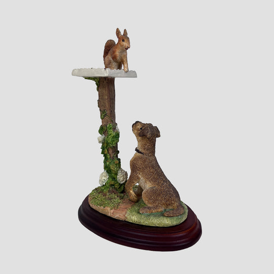 Red Alert Border Terrier Border Fine Arts Model