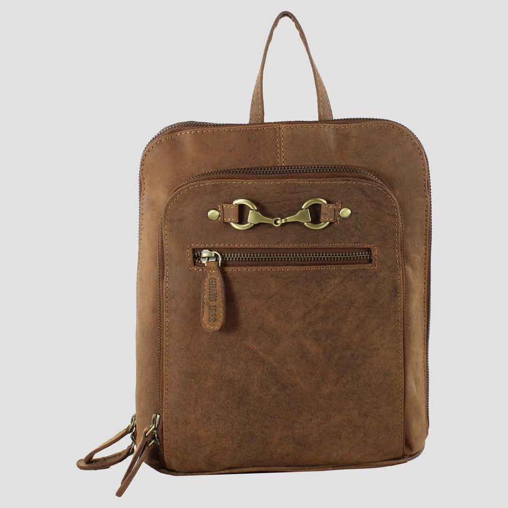 Edith Rucksack with Snaffle in Hunter