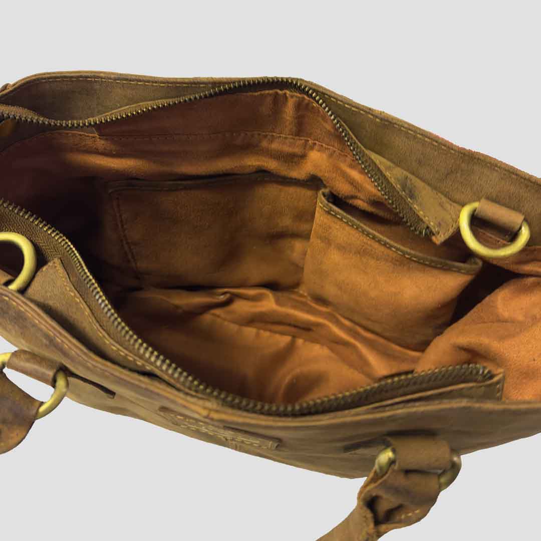Sadie Handbag with Snaffle in Hunter