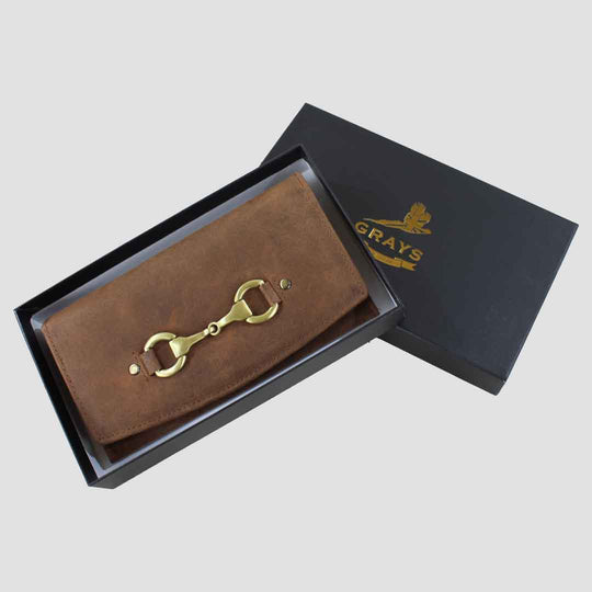 Sadie Purse with Snaffle in Hunter Leather