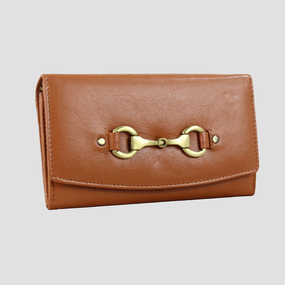 Sadie Purse with Snaffle in Tan Leather