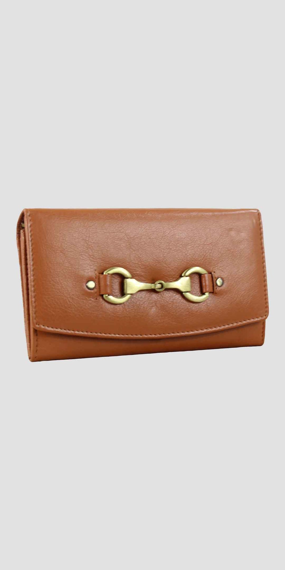 Sadie Purse with Snaffle in Tan Leather