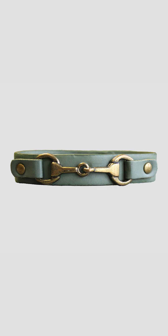 Snaffle Bracelet Light Green