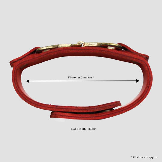 Snaffle Bracelet Coral