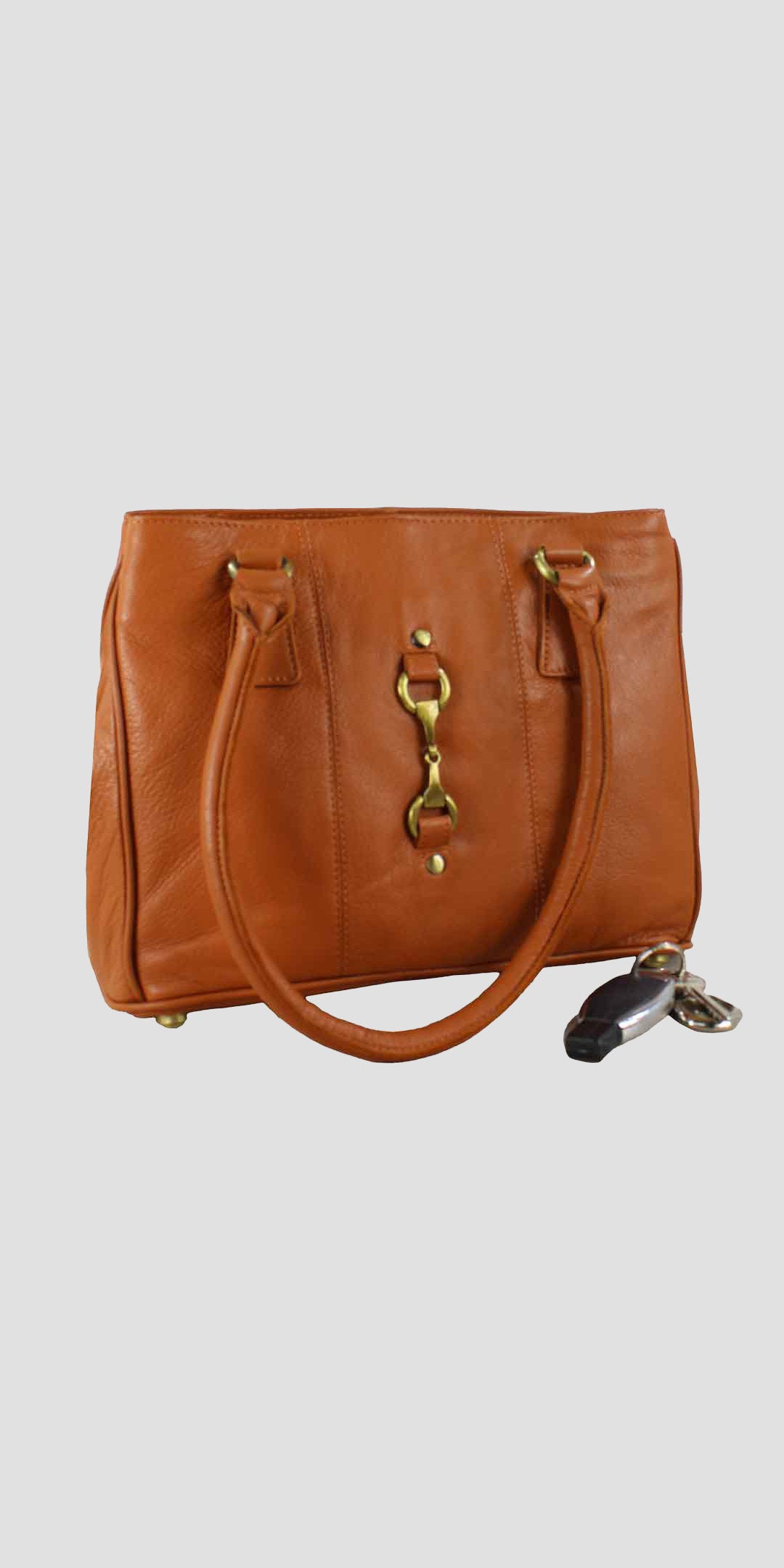 Sadie Handbag with Snaffle in Tan
