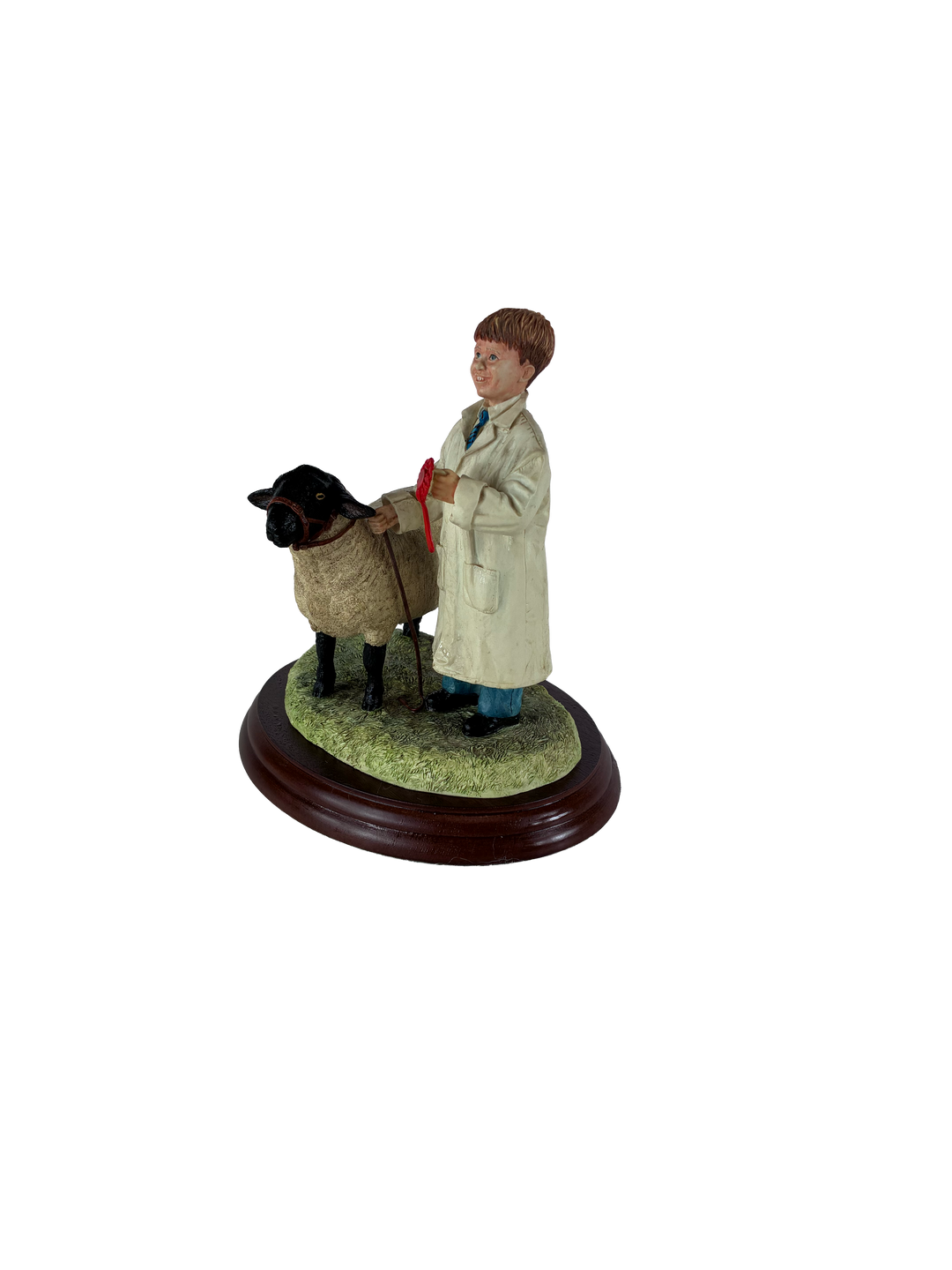 Winning Smile Boy and Suffolk Ram Border Fine Arts