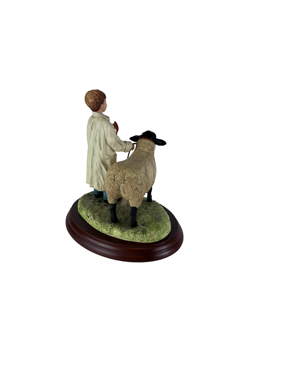 Winning Smile Boy and Suffolk Ram Border Fine Arts