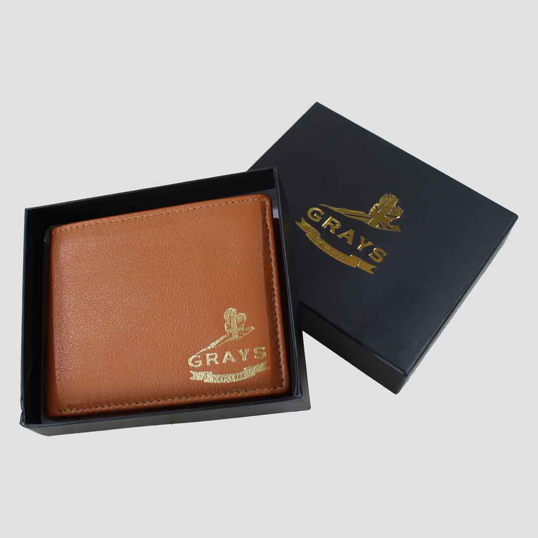 Sunny Leather Wallet With Coin Pocket Tan