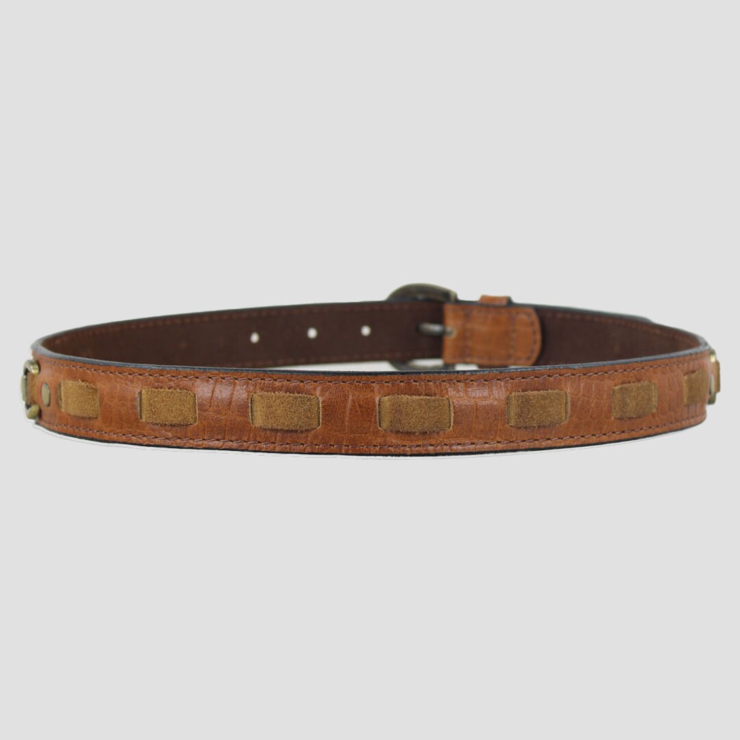 Maple Belt Slim Croc