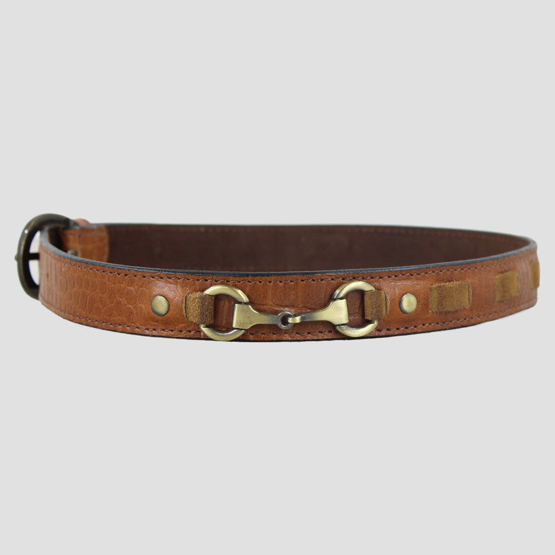 Maple Belt Slim Croc