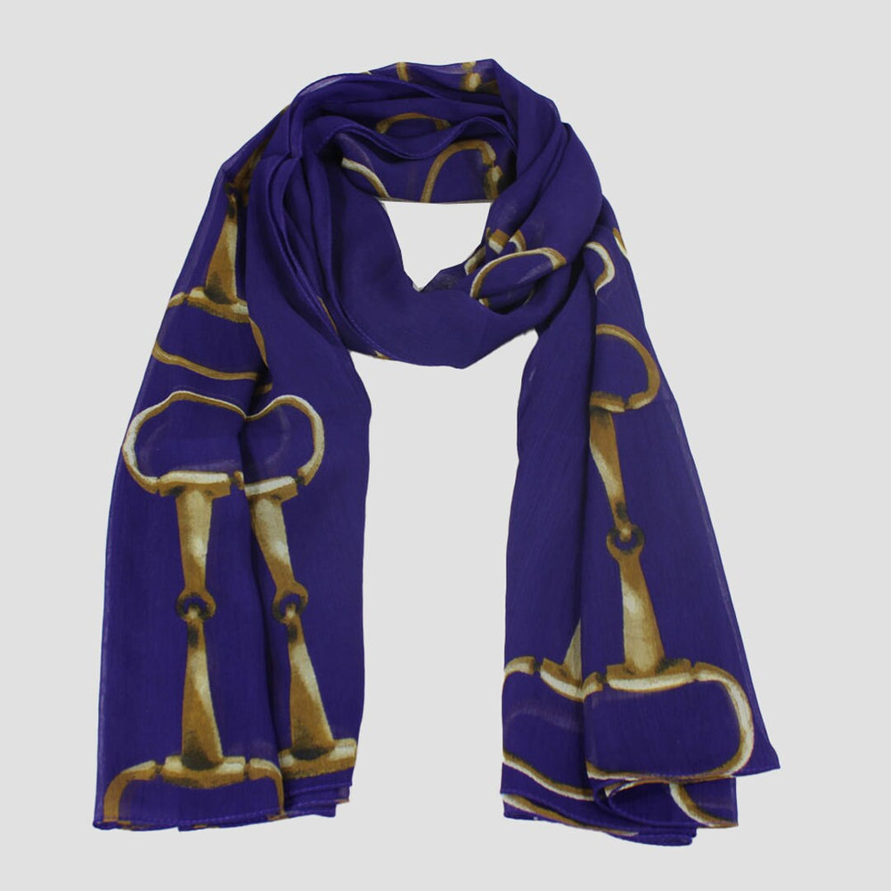 Scarf Snaffles Purple