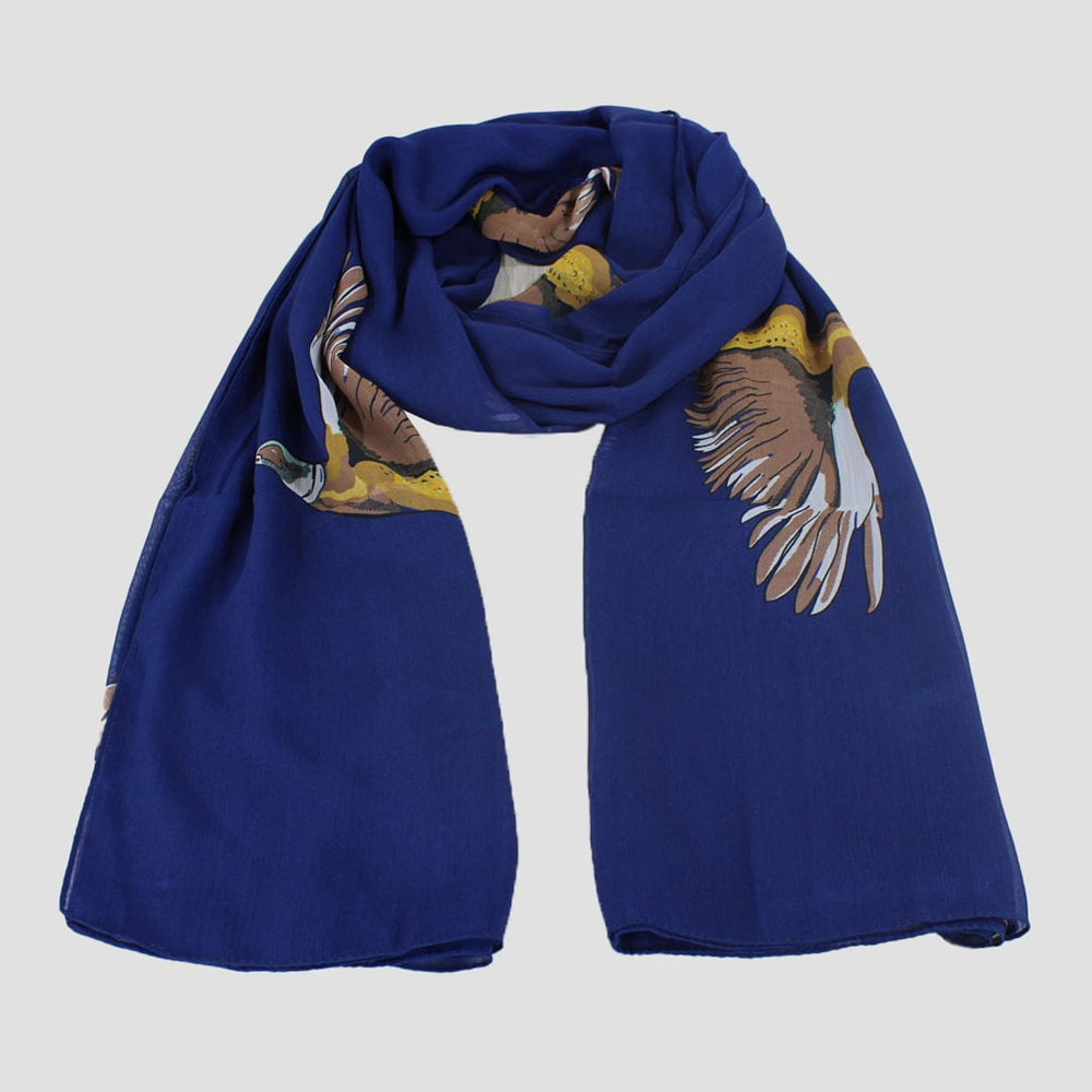 Scarf Pheasants Blue