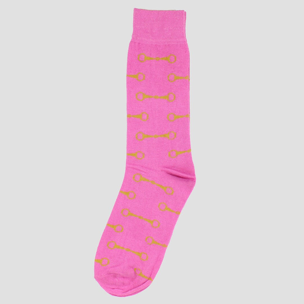 Snaffle Socks Adult Pink