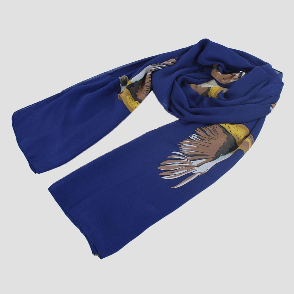 Scarf Pheasants Blue