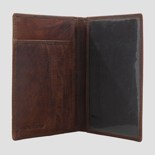 Barrington Passport Holder Brown